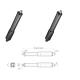 Tubular Electric Linear Actuator DC Motor 4500N IP69K For Industrial Automation