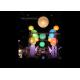 2m Vivid Hanging Inflatable 480W LED Balloon Lamp Full Printing For Party /