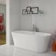Fresh Pure Acrylic Sheet Free Standing Bathtub With Faucet 5 Years Warranty