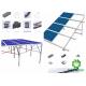 Flexibility Anodized Ground Mount Solar System Pre - Assembled Structure