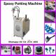 manually pedal switch control ab components epoxy resin pu glue gun filling disepensing machine