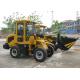 Rigid Steel Structure Mini Wheel Loader with 1000kg Rated Load 0.5 m3 Bucket Capacity