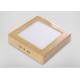 Square Dimmable Led Panel Light 300 x 300 Wood Grain Surface 24w 0.9pfc