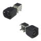 FAKRA HSD LVDS 4 Pin Connector Right Angle Type For GPS Antenna