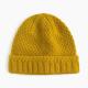 MEN'S 100% CASHMERE KNITTED BEANIE HAT IN SEED STITCH