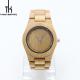 Auto Date Maple Wood Watch / Japan Quartz Wood Womens Watches Repeater