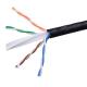 Indoor Outdoor CAT6 Internet Cable 23AWG 4 Pairs Twisted Ethernet Install
