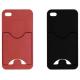 Durable no - toxic ABS back cards Iphone Protective Covers film with Rubber painting