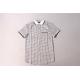 Casual Soft Striped Plaid Shirt Men's Short Sleeve Button Down Shirts