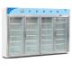 OP-A105 Four Glass Doors Large Capacity Drug Display Refrigerator