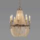 American white wood bead chandelier For dining room Kitchen Lighting (WH-CI-07)