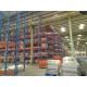 Blue Red Industrial Warehouse Shelving Systems Conventional Standard Q235