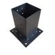 4X4 DIY Modular Pergola Post Base Bracket for Wood Posts and CNC Stamping Equipments