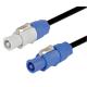 Powercon Power Cable , 250V Powercon Connector Electrical Power Extension Cable