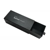 Black Lamination Paper Slide Box ,  Professional Printing Sliding Drawer Gift Boxes
