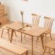 Dining Table Set Designs Solid Oak Wood Italy Modern Furniture