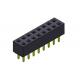Female Header Connector 2.54mm Dual Row Dip TYPE 2*2PIN To 2*40PIN H=5.00mm