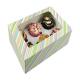 chocolate cupcake box with window wedding candy packaging gift box