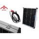 200 Watt Portable Solar Suitcase With PMW / MPPT Controller Compact Design