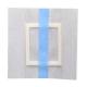 Medical waterproof transparent wound dressing adhesive pad silicone wound dressing border