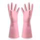 Morande Red Latex Household Glove Flocked Lining Kitchen Chemical Resistant Latex Gloves