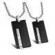 New Fashion Tagor Jewelry 316L Stainless Steel couple Pendant Necklace TYGN321