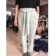Casual Ladies Half Elastic Waist Pants 93% Viscose 7% Polyester Soft Touch