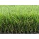 Olive Green Garden Artificial Grass Double Wave S Type Monofilament