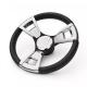 AISI 350mm Polished Aluminium Racing Plastic Steering Wheel 316ss