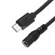 Micro USB Male to DC 3.5x1.35mm Female Jack Power Extension Cable for Fans LED Strips