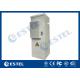 35U IP55 Anti Corrosion Outdoor Equipment Cabinet With Front And Rear Door