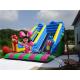 bounce round inflatable water slide , inflatable dry slide