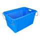 Fresh Storage Solution Plastic Nestable Mesh Crate with Customized Color and Handle