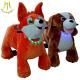 Hansel ride on furry animal scooter and stuffed zoo animals kids ride for sale and coin operated plsuh animal ride