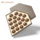 Luxury Custom Chocolate Box Offset Printing Macaroon Paper Packaging Box For Custom Design Diamond Shaped Chocolate
