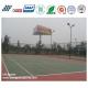 Silicon PU Acrylic Sports Flooring Wear Resistant Flame Retardancy Level1