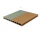 Terrace Anti - Corrosion Plastic Wood Floor Panel 140x25mm Courtyard Plank Green Wood Plastic Board