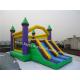 inflatable castle with slide , inflatable bouncer slide , jumping castle