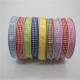 Gingham Smooth Decorative Wired Ribbon For Hair Bow 2 - 100MM Width