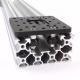 V Slot C Extrusion Aluminum Profiles 2020 2040 4080 2060 Bars Black 20x40 For Rail