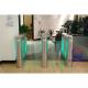 Luxury Electronic Pedestrian Turnstile Gate With NFC RFID Card Automatic Baffle