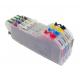 LC3217 LC3219 LC3211 LC3213  short type refillable cartridge with one time chip for Brother MFC-J5330DW MFC-J890DE 895DW