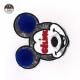 Cartoon Character Mickey Mouse Patches , Disney Iron On Patches With Fluff Ball Special Craft