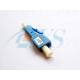 LC 2 dB Blue Fiber Optic Attenuator Environmental Stable With 1240nm - 1620nm Wavelength