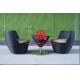 Garden cozy furniture rattan coffee table and chair