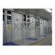 Sliding Door Portable Clean Room Enclosures , 20 - 25 M / S Air Shower Clean Room
