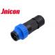 M15 IP68 Waterproof Plug Connectors , Outdoor Plug Connector High Speed Transmission