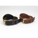 Cutout Pattern Mens Solid Leather Belts , Men'S Fashion Leather Belts FK11855