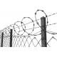 Single Coil Razor Barbed Wire Hot Dipped Galvanized Barbed Fence