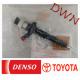 TOYOTA 1KD Engine denso diesel fuel injection common rail injector 23670-0L050